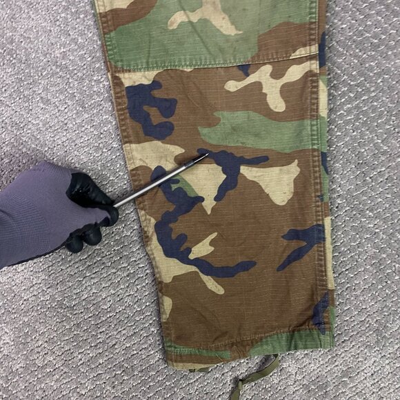 Trousers Hot Weather Woodland Camo Pattern Combat Mens Medium Long Military Pant - Picture 4 of 16